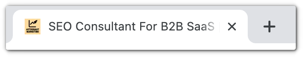 Step 1: Give your main page an SEO-friendly title tag